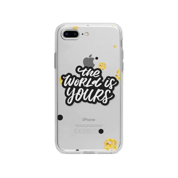 Coque Pour iPhone 8 Plus "The World Is Yours" - Coque Wiqeo 10€-15€, Estelle Adam, iPhone 8 Plus, Motif Wiqeo, Déstockeur de Coques Pour iPhone