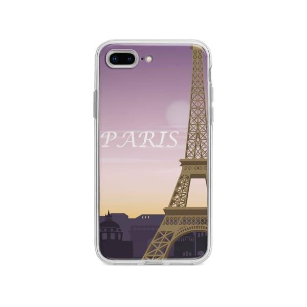 Coque Pour iPhone 8 Plus Tour Eiffel - Coque Wiqeo 10€-15€, iPhone 8 Plus, Robert Guillory, Voyage Wiqeo, Déstockeur de Coques Pour iPhone