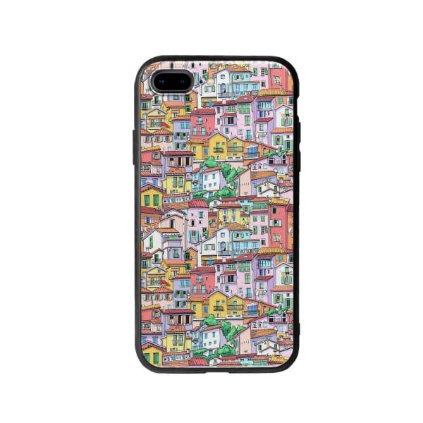 Coque Pour iPhone 8 Plus Ville - Coque Wiqeo 10€-15€, Estelle Adam, Illustration, iPhone 8 Plus Wiqeo, Déstockeur de Coques Pour iPhone