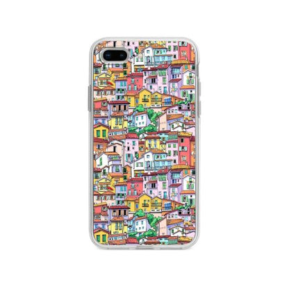 Coque Pour iPhone 8 Plus Ville - Coque Wiqeo 10€-15€, Estelle Adam, Illustration, iPhone 8 Plus Wiqeo, Déstockeur de Coques Pour iPhone