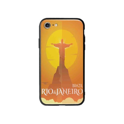 Coque Pour iPhone 8 Rio de Janeiro - Coque Wiqeo 10€-15€, Estelle Adam, Illustration, iPhone 8, Voyage Wiqeo, Déstockeur de Coques Pour iPhone