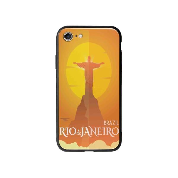 Coque Pour iPhone 8 Rio de Janeiro - Coque Wiqeo 10€-15€, Estelle Adam, Illustration, iPhone 8, Voyage Wiqeo, Déstockeur de Coques Pour iPhone