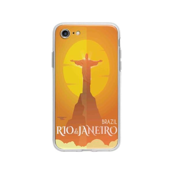 Coque Pour iPhone 8 Rio de Janeiro - Coque Wiqeo 10€-15€, Estelle Adam, Illustration, iPhone 8, Voyage Wiqeo, Déstockeur de Coques Pour iPhone