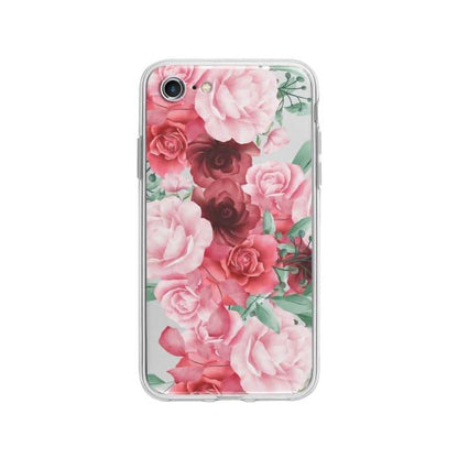 Coque Pour iPhone 8 Roses Fleuries - Coque Wiqeo 10€-15€, Albert Dupont, Fleur, iPhone 8 Wiqeo, Déstockeur de Coques Pour iPhone