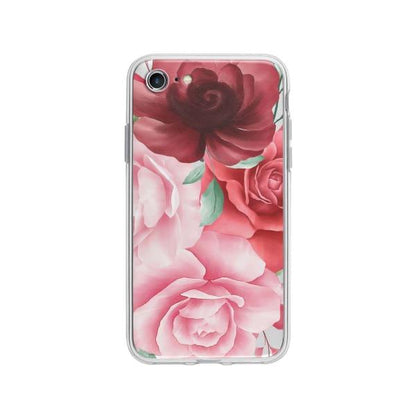 Coque Pour iPhone 8 Roses - Coque Wiqeo 10€-15€, Albert Dupont, Fleur, iPhone 8 Wiqeo, Déstockeur de Coques Pour iPhone