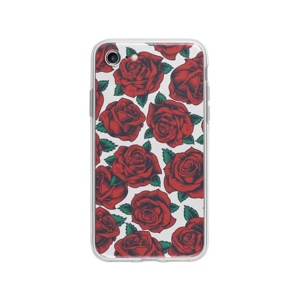 Coque Pour iPhone 8 Roses Vintage - Coque Wiqeo 10€-15€, Albert Dupont, Fleur, iPhone 8, Motif, Vintage Wiqeo, Déstockeur de Coques Pour iPhone