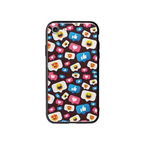 Coque Pour iPhone 8 Smileys - Coque Wiqeo 10€-15€, Géraud Fournier, iPhone 8, Mignon, Motif Wiqeo, Déstockeur de Coques Pour iPhone