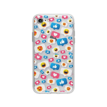 Coque Pour iPhone 8 Smileys - Coque Wiqeo 10€-15€, Géraud Fournier, iPhone 8, Mignon, Motif Wiqeo, Déstockeur de Coques Pour iPhone