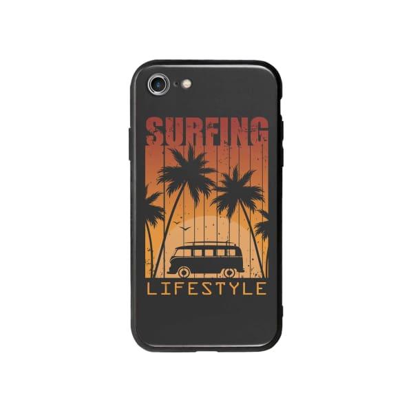 Coque Pour iPhone 8 "Surfing Lifestyle" - Coque Wiqeo 10€-15€, Estelle Adam, Illustration, iPhone 8, Motif Wiqeo, Déstockeur de Coques Pour iPhone