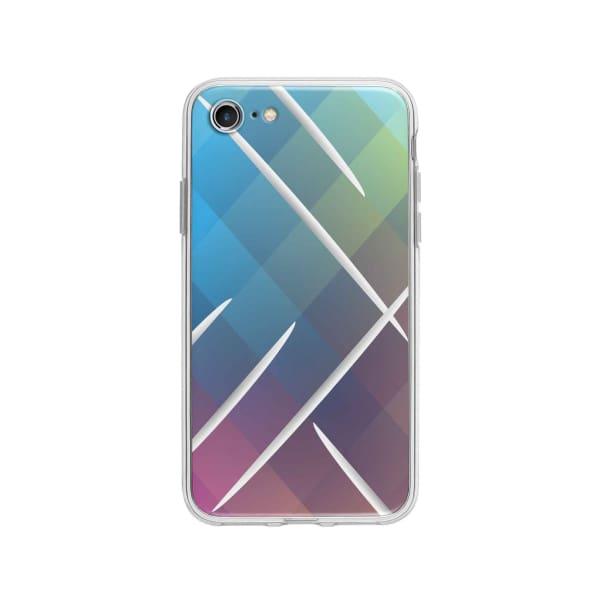 Coque Pour iPhone 8 Teintes Abstraites - Coque Wiqeo 10€-15€, Estelle Adam, iPhone 8, Motif Wiqeo, Déstockeur de Coques Pour iPhone