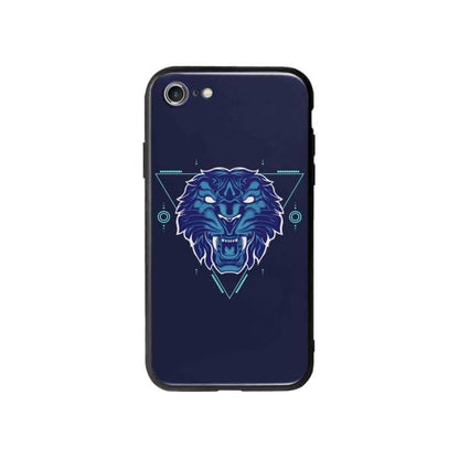 Coque Pour iPhone 8 Tigre Géométrique - Coque Wiqeo 10€-15€, Estelle Adam, Illustration, iPhone 8, Motif Wiqeo, Déstockeur de Coques Pour iPhone