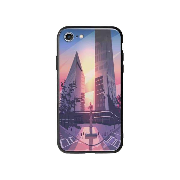 Coque Pour iPhone 8 Vue Graphique - Coque Wiqeo 10€-15€, Estelle Adam, Illustration, iPhone 8, Voyage Wiqeo, Déstockeur de Coques Pour iPhone