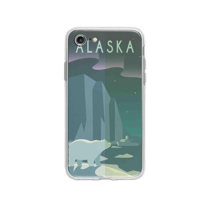 Coque Pour iPhone SE (2020) Alaska - Coque Wiqeo 10€-15€, Estelle Adam, Illustration, iPhone SE 2020, Voyage Wiqeo, Déstockeur de Coques Pour iPhone