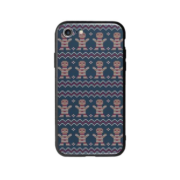 Coque Pour iPhone SE (2020) Biscuit de Noël Tricoté - Coque Wiqeo 10€-15€, Estelle Adam, iPhone SE 2020, Motif, Noël Wiqeo, Déstockeur de Coques Pour iPhone