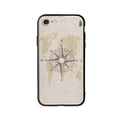 Coque Pour iPhone SE (2020) Boussole Nautique - Coque Wiqeo 10€-15€, Estelle Adam, Illustration, iPhone SE 2020 Wiqeo, Déstockeur de Coques Pour iPhone