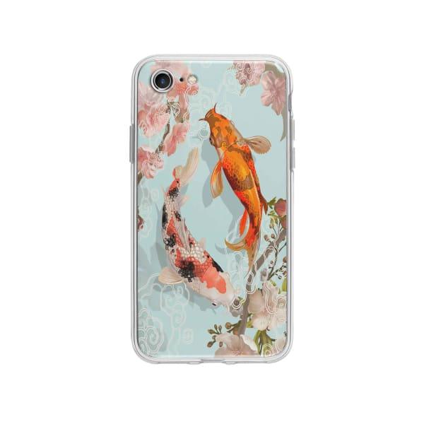 Coque Pour iPhone SE (2020) Carpes Koï - Coque Wiqeo 10€-15€, Estelle Adam, Illustration, iPhone SE 2020 Wiqeo, Déstockeur de Coques Pour iPhone