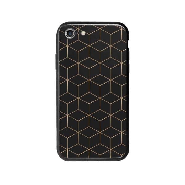 Coque Pour iPhone SE (2020) Cubes et Hexagones - Coque Wiqeo 10€-15€, Estelle Adam, iPhone SE 2020, Motif Wiqeo, Déstockeur de Coques Pour iPhone