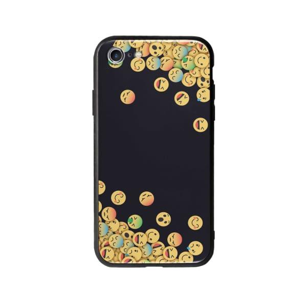 Coque Pour iPhone SE (2020) Emojis Tombants - Coque Wiqeo 10€-15€, Estelle Adam, iPhone SE 2020, Motif Wiqeo, Déstockeur de Coques Pour iPhone