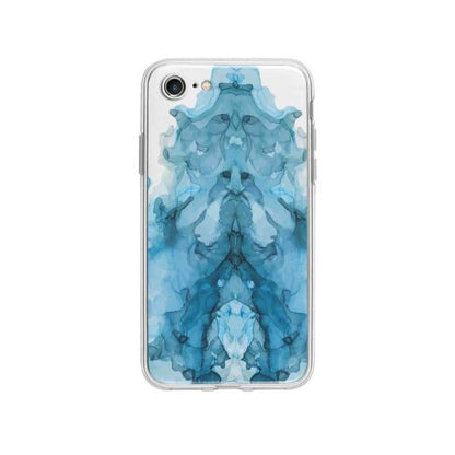 Coque Pour iPhone SE (2020) Encre Bleu - Coque Wiqeo 10€-15€, Estelle Adam, iPhone SE 2020, Motif Wiqeo, Déstockeur de Coques Pour iPhone