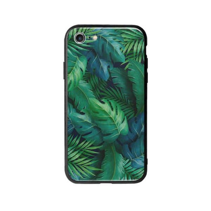 Coque Pour iPhone SE (2020) Feuillage Tropical - Coque Wiqeo 10€-15€, Estelle Adam, Feuilles, iPhone SE 2020, Motif Wiqeo, Déstockeur de Coques Pour iPhone