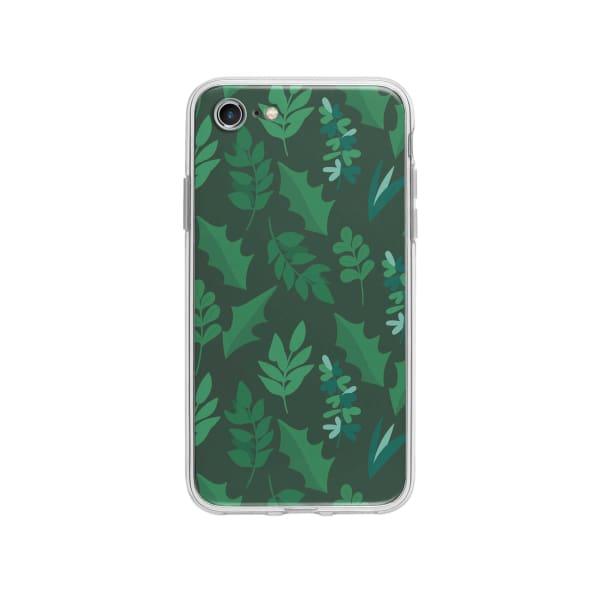 Coque Pour iPhone SE (2020) Feuilles d'hiver - Coque Wiqeo 10€-15€, Estelle Adam, Feuilles, iPhone SE 2020, Motif Wiqeo, Déstockeur de Coques Pour iPhone