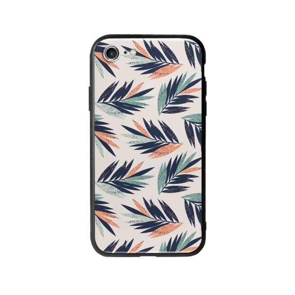 Coque Pour iPhone SE (2020) Feuilles Tropicales - Coque Wiqeo 10€-15€, Estelle Adam, Feuilles, iPhone SE 2020, Motif Wiqeo, Déstockeur de Coques Pour iPhone