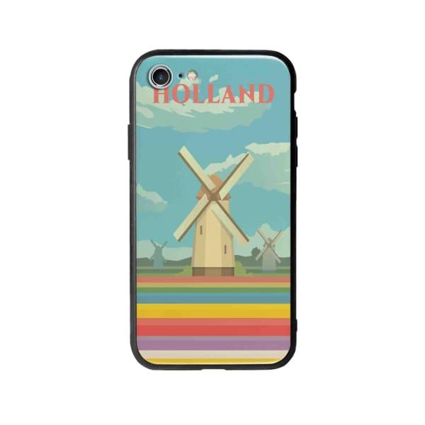 Coque Pour iPhone SE (2020) Hollande - Coque Wiqeo 10€-15€, Illustration, iPhone SE 2020, Robert Guillory, Voyage Wiqeo, Déstockeur de Coques Pour iPhone