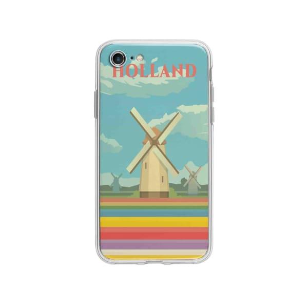 Coque Pour iPhone SE (2020) Hollande - Coque Wiqeo 10€-15€, Illustration, iPhone SE 2020, Robert Guillory, Voyage Wiqeo, Déstockeur de Coques Pour iPhone