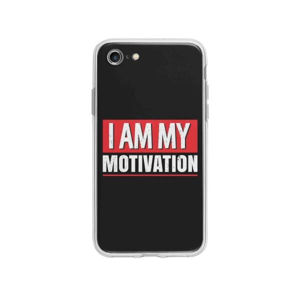 Coque Pour iPhone SE (2020) "I Am My Motivation" - Coque Wiqeo 10€-15€, Estelle Adam, Illustration, iPhone SE 2020 Wiqeo, Déstockeur de Coques Pour iPhone