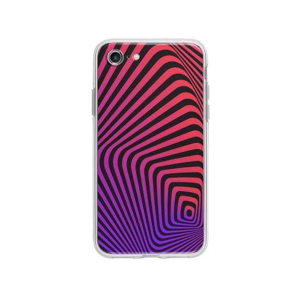 Coque Pour iPhone SE (2020) Illusion Entortillée - Coque Wiqeo 10€-15€, Estelle Adam, iPhone SE 2020, Motif Wiqeo, Déstockeur de Coques Pour iPhone