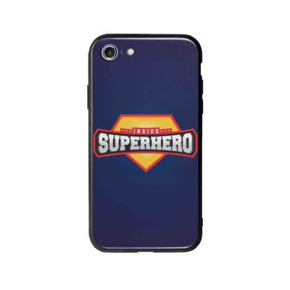 Coque Pour iPhone SE (2020) "Inside Superhero" - Coque Wiqeo 10€-15€, Estelle Adam, Illustration, iPhone SE 2020 Wiqeo, Déstockeur de Coques Pour iPhone