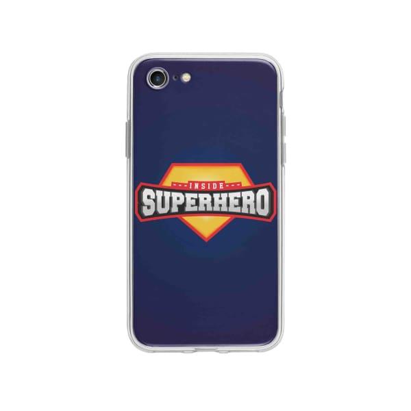 Coque Pour iPhone SE (2020) "Inside Superhero" - Coque Wiqeo 10€-15€, Estelle Adam, Illustration, iPhone SE 2020 Wiqeo, Déstockeur de Coques Pour iPhone