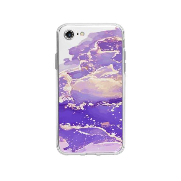 Coque Pour iPhone SE (2020) Liquide Mauve - Coque Wiqeo 10€-15€, Estelle Adam, iPhone SE 2020, Motif Wiqeo, Déstockeur de Coques Pour iPhone