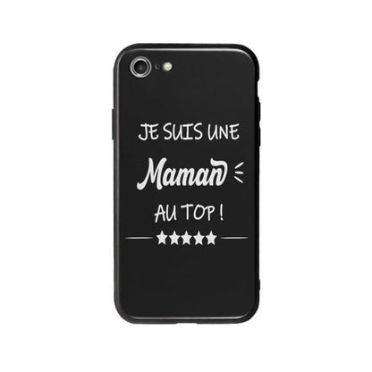 Coque Pour iPhone SE (2020) "Maman au Top" - Coque Wiqeo 10€-15€, Géraud Fournier, iPhone SE 2020, Mignon Wiqeo, Déstockeur de Coques Pour iPhone