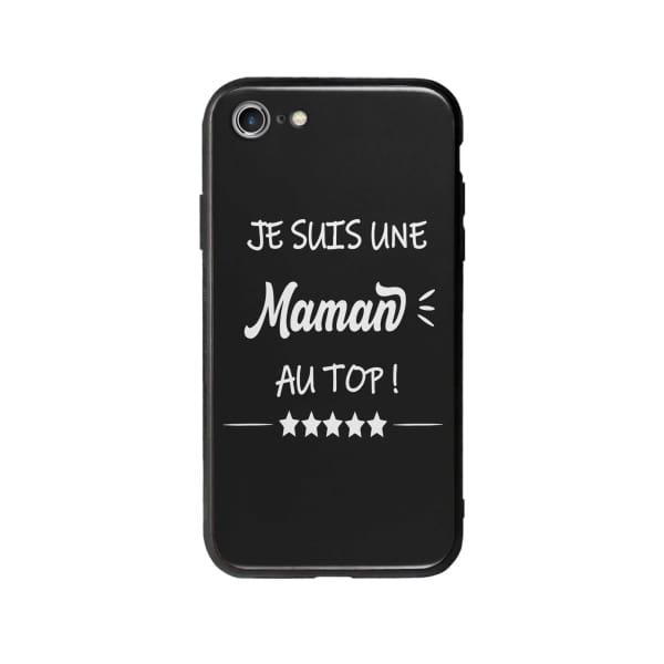 Coque Pour iPhone SE (2020) "Maman au Top" - Coque Wiqeo 10€-15€, Géraud Fournier, iPhone SE 2020, Mignon Wiqeo, Déstockeur de Coques Pour iPhone