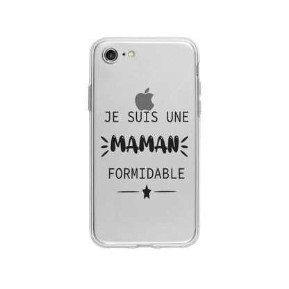 Coque Pour iPhone SE (2020) "Maman Formidable" - Coque Wiqeo 10€-15€, Géraud Fournier, iPhone SE 2020, Mignon Wiqeo, Déstockeur de Coques Pour iPhone