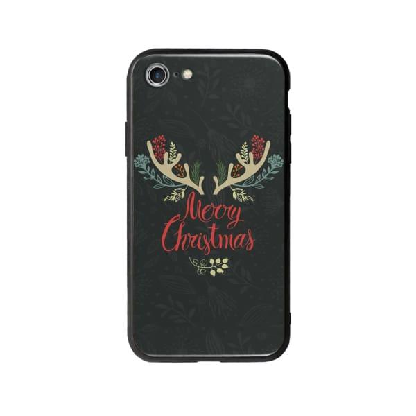 Coque Pour iPhone SE (2020) "Merry Christmas" - Coque Wiqeo 10€-15€, Estelle Adam, Illustration, iPhone SE 2020 Wiqeo, Déstockeur de Coques Pour iPhone