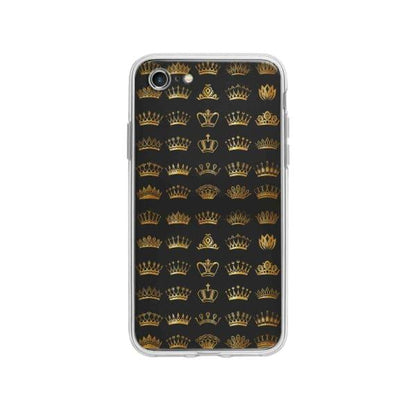 Coque Pour iPhone SE (2020) Motif Couronnes - Coque Wiqeo 10€-15€, Estelle Adam, iPhone SE 2020, Motif Wiqeo, Déstockeur de Coques Pour iPhone