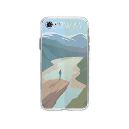 Coque Pour iPhone SE (2020) Norvège - Coque Wiqeo 10€-15€, Illustration, iPhone SE 2020, Robert Guillory, Voyage Wiqeo, Déstockeur de Coques Pour iPhone