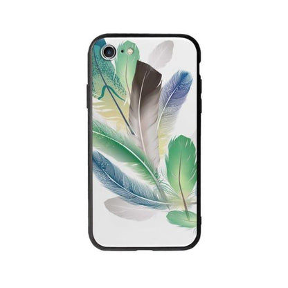 Coque Pour iPhone SE (2020) Plumes - Coque Wiqeo 10€-15€, Estelle Adam, Illustration, iPhone SE 2020 Wiqeo, Déstockeur de Coques Pour iPhone