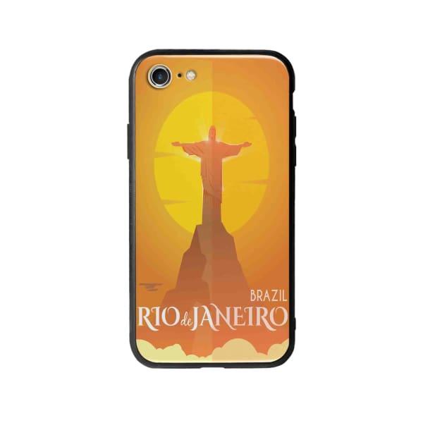 Coque Pour iPhone SE (2020) Rio de Janeiro - Coque Wiqeo 10€-15€, Estelle Adam, Illustration, iPhone SE 2020, Voyage Wiqeo, Déstockeur de Coques Pour iPhone