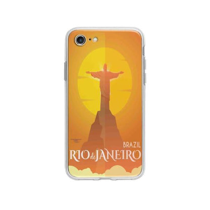 Coque Pour iPhone SE (2020) Rio de Janeiro - Coque Wiqeo 10€-15€, Estelle Adam, Illustration, iPhone SE 2020, Voyage Wiqeo, Déstockeur de Coques Pour iPhone