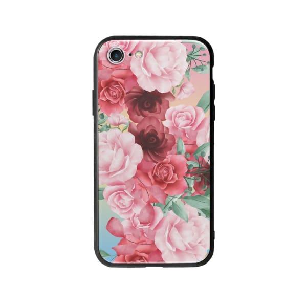 Coque Pour iPhone SE (2020) Roses Fleuries - Coque Wiqeo 10€-15€, Albert Dupont, Fleur, iPhone SE 2020 Wiqeo, Déstockeur de Coques Pour iPhone