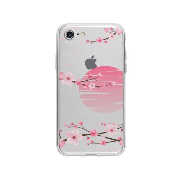 Coque Pour iPhone SE (2020) Sakura Blanc - Coque Wiqeo 10€-15€, Albert Dupont, Fleur, iPhone SE 2020 Wiqeo, Déstockeur de Coques Pour iPhone