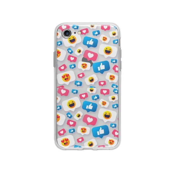 Coque Pour iPhone SE (2020) Smileys - Coque Wiqeo 10€-15€, Géraud Fournier, iPhone SE 2020, Mignon, Motif Wiqeo, Déstockeur de Coques Pour iPhone