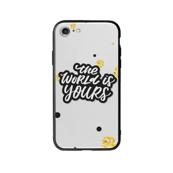 Coque Pour iPhone SE (2020) "The World Is Yours" - Coque Wiqeo 10€-15€, Estelle Adam, iPhone SE 2020, Motif Wiqeo, Déstockeur de Coques Pour iPhone