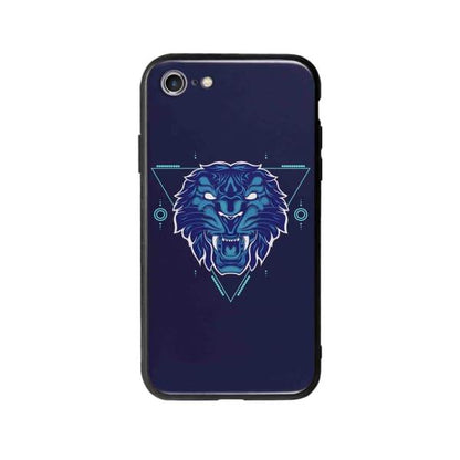 Coque Pour iPhone SE (2020) Tigre Géométrique - Coque Wiqeo 10€-15€, Estelle Adam, Illustration, iPhone SE 2020, Motif Wiqeo, Déstockeur de Coques Pour iPhone