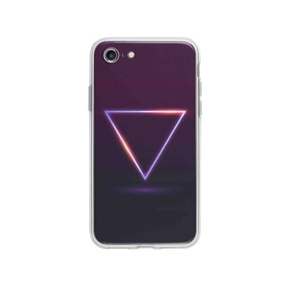 Coque Pour iPhone SE (2020) Triangle Néon - Coque Wiqeo 10€-15€, Estelle Adam, Illustration, iPhone SE 2020, Motif Wiqeo, Déstockeur de Coques Pour iPhone