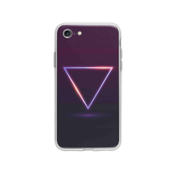 Coque Pour iPhone SE (2020) Triangle Néon - Coque Wiqeo 10€-15€, Estelle Adam, Illustration, iPhone SE 2020, Motif Wiqeo, Déstockeur de Coques Pour iPhone