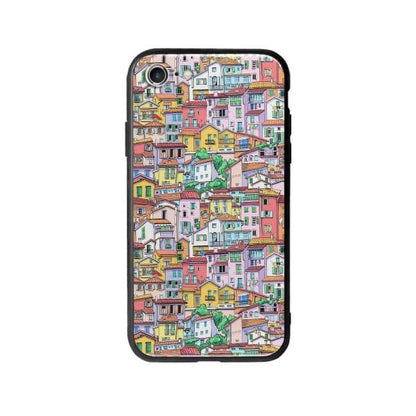 Coque Pour iPhone SE (2020) Ville - Coque Wiqeo 10€-15€, Estelle Adam, Illustration, iPhone SE 2020 Wiqeo, Déstockeur de Coques Pour iPhone